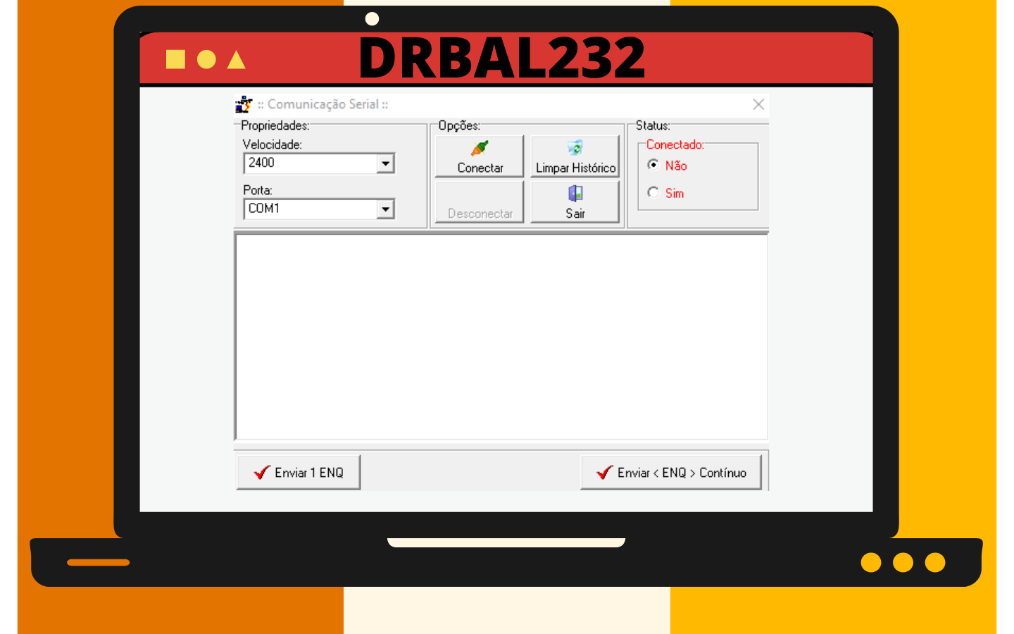 Teste Serial – DRCOM232